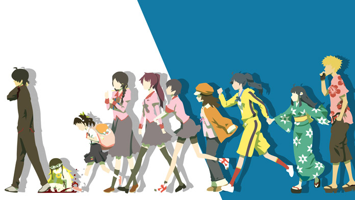 cách xem series anime monogatari